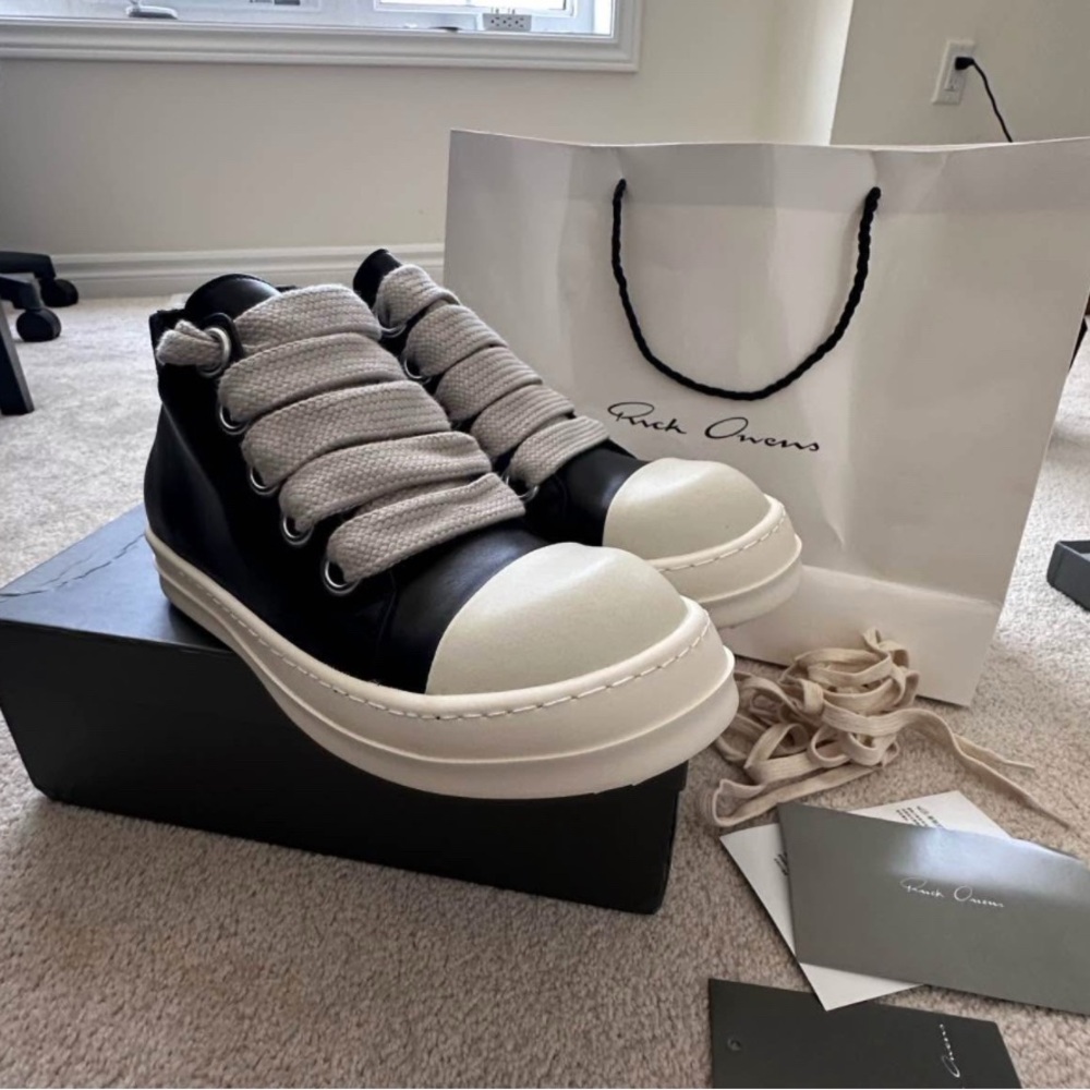 Rick Owens Jumbo Lace Sneakers